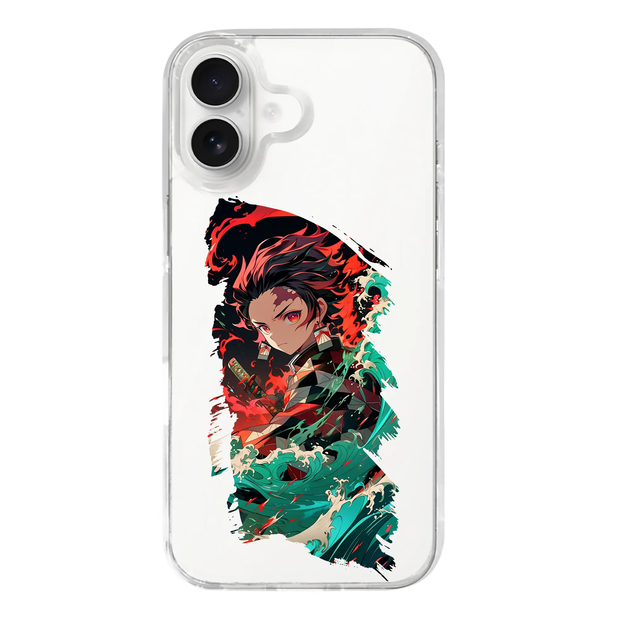 鬼滅の刃 グッズ,竈門 炭治郎 - iPhone 17シリーズ 透明スマホケース – 薄型・耐衝撃・精密フィット保護カバー